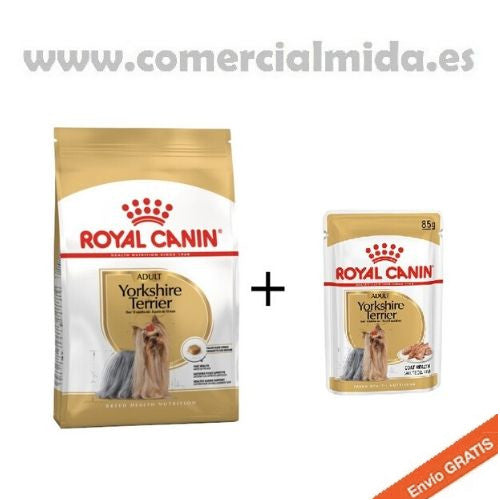 ROYAL CANIN YORKSHIRE Adulto 12x85gr + Saco de 7,5kg