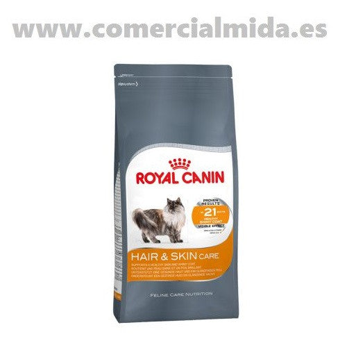 Pienso ROYAL CANIN HAIR AND SKIN CARE para gatos (cuidado pelo y piel)