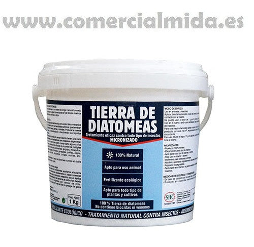 TIERRA DE DIATOMEAS Cubo Redondo 1 kg