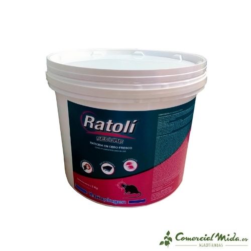 Raticida Ratolí Secure cebo fresco 3 Kg de Bioplagen