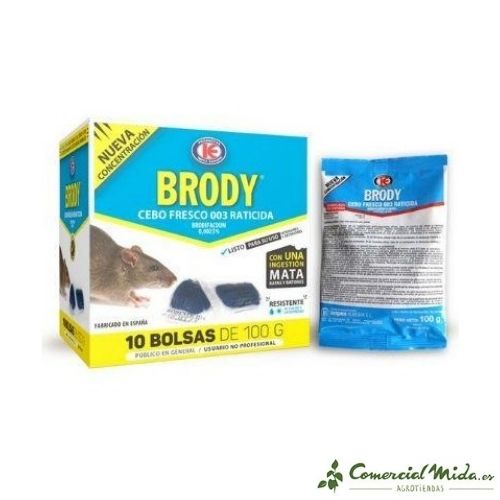 Raticida Brody Uso Doméstico 1 kg