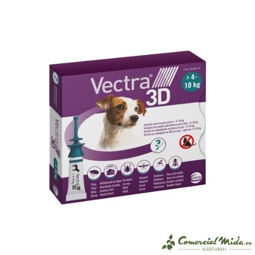 Pipetas Vectra 3D para perros pequeños de Ceva