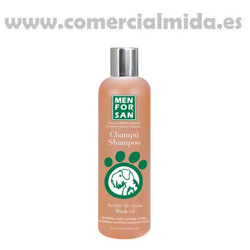 Champú MENFORSAN ACEITE DE VISÓN para perros 300ml