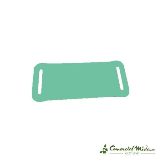 Crotal para collar 9,5 cm x 4 cm verde de Insprovet