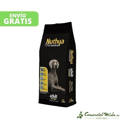 Pienso para perros adultos Nuthya Premium Adult 12 Kg