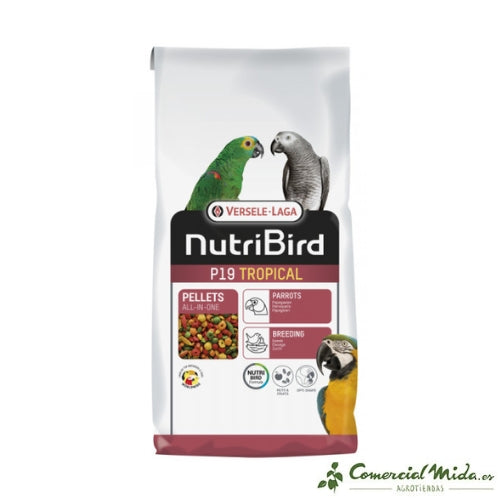 NutriBird P19 Tropical en pellets