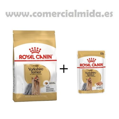 ROYAL CANIN YORKSHIRE Adulto Saco de 1,5kg + 12x85gr