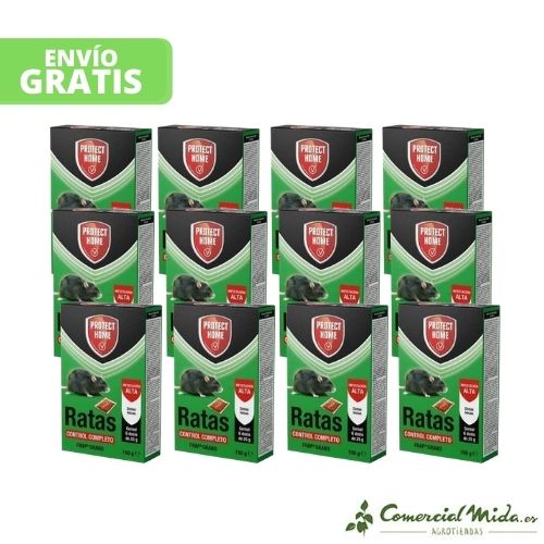 Frap Grano Raticida Protect Home pack de 12 unidades
