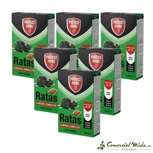 Frap Grano Raticida Protect Home pack 6 unidades