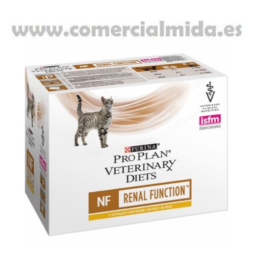 Purina Pro Plan Veterinary Diets NF Pouch Pollo Caja 10 x 85g
