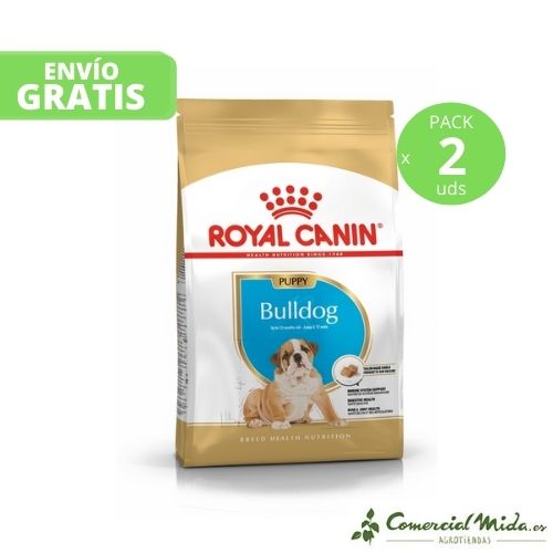 ROYAL CANIN BULLDOG JUNIOR pack de 2 unidades