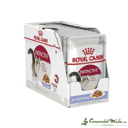 Gelatina Royal Canin Instinctive para gatos de más de 1 año (12x85gr)