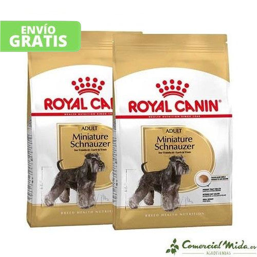 Royal Canin Miniature Schnauzer Adulto pack de 2 unidades