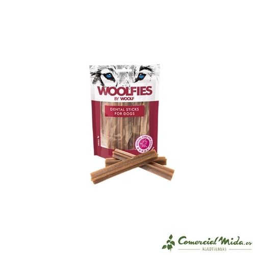 Snack Woolfies Sticks para la higiene dental de perros 200 gr de Woolf
