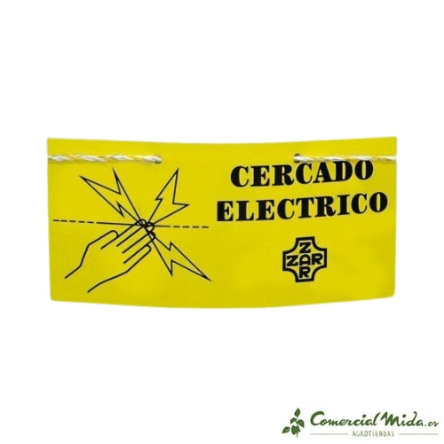 ZAR Cartel indicador cerca eléctrica